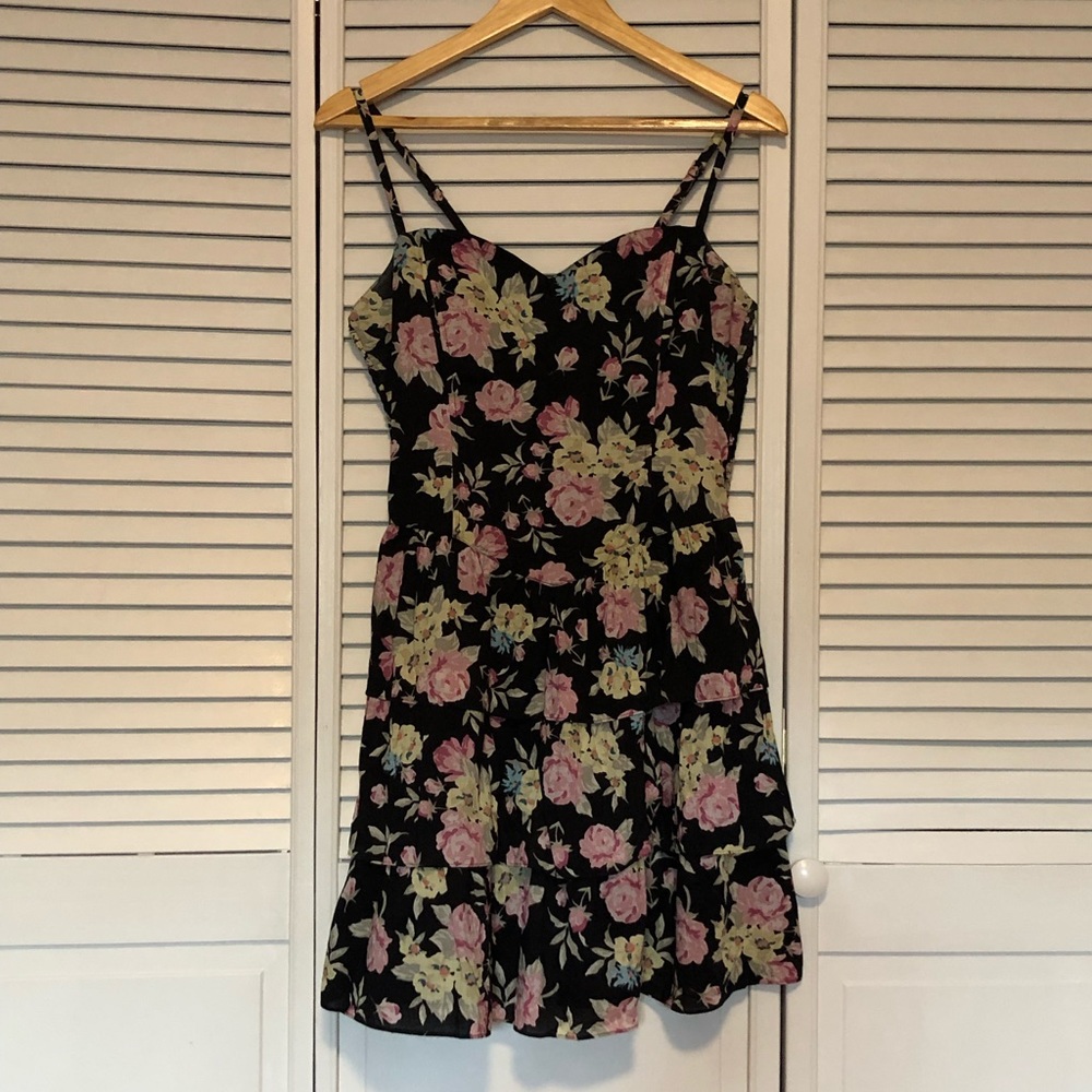 H&M Floral Ruffle Dress